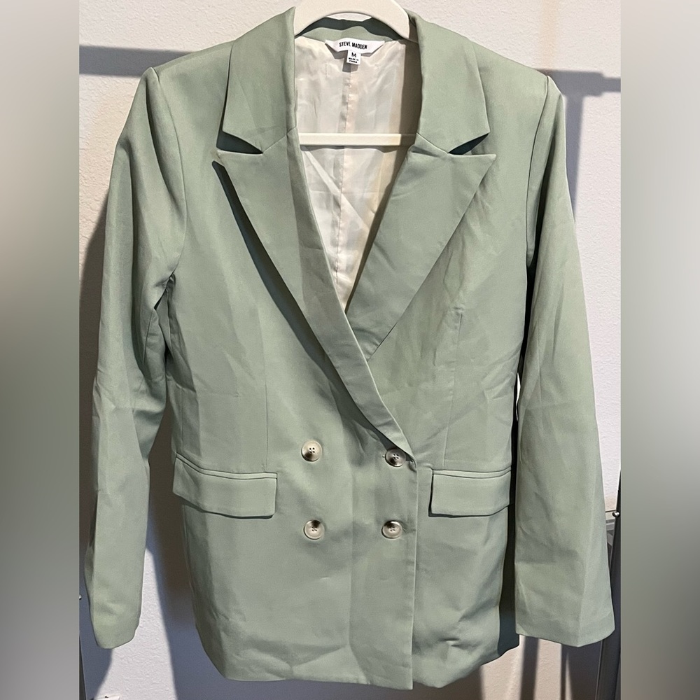 Steve Madden Blazer Women’s Size Medium Green